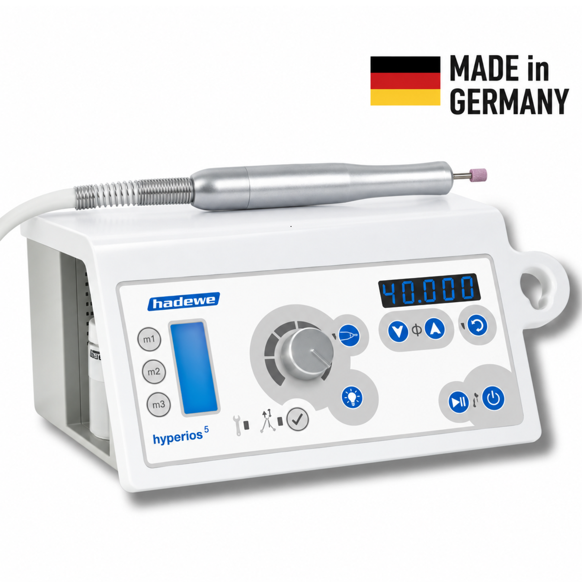 Micromoteur à aspiration Helius 2 - 40 000 tr/min - Hadewe