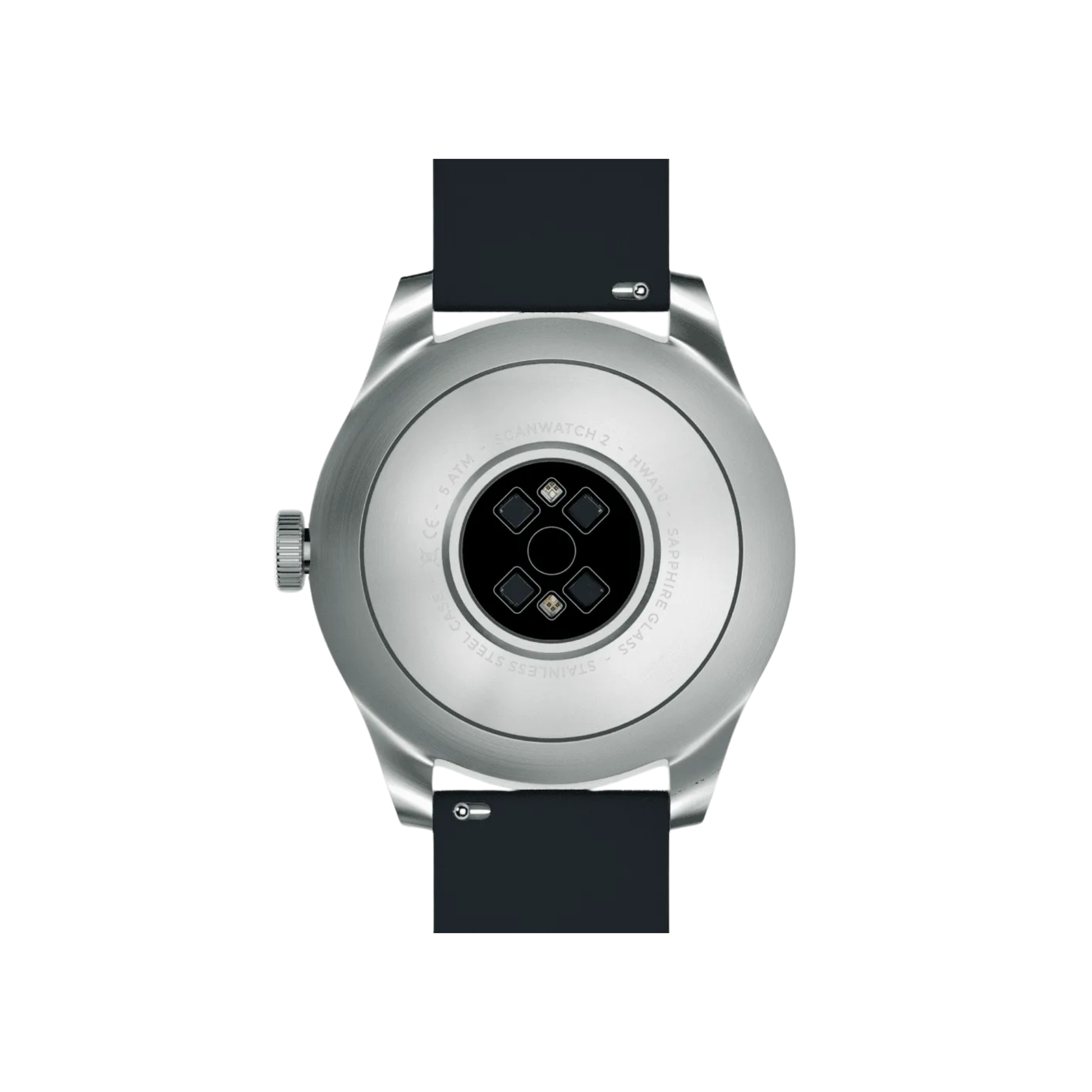 Montre Hybride Connectée - Scanwatch 2 - 42 mm - Noir - Withings - My Médical