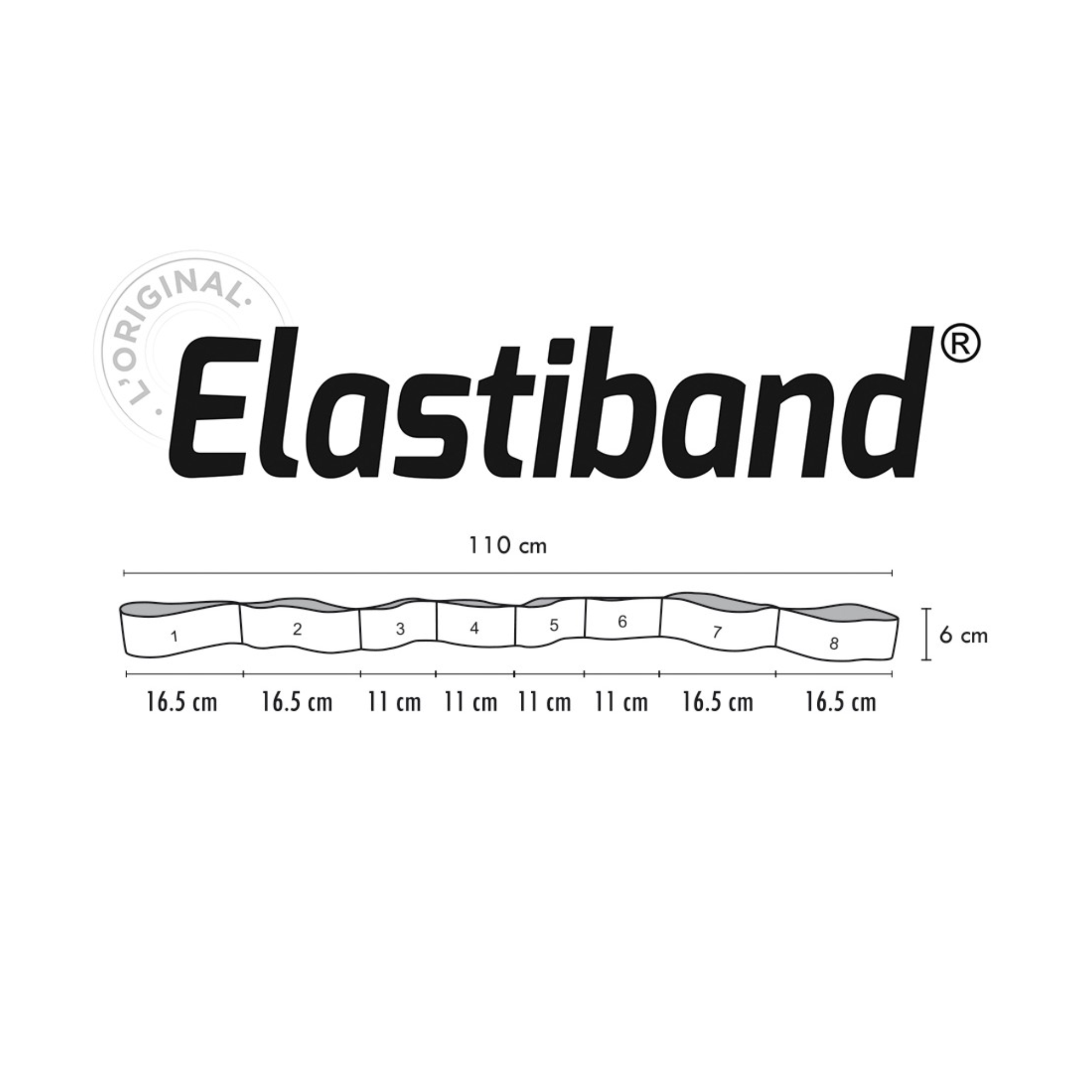 Multi Elastiband® Blue bulk 110 cm - 20 kg - Sveltus