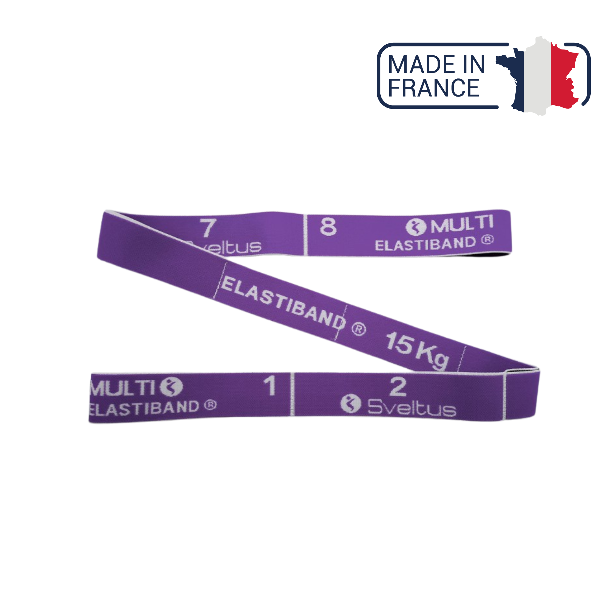 Multi Elastiband® Violet vrac 110 cm - 15 kg - Sveltus