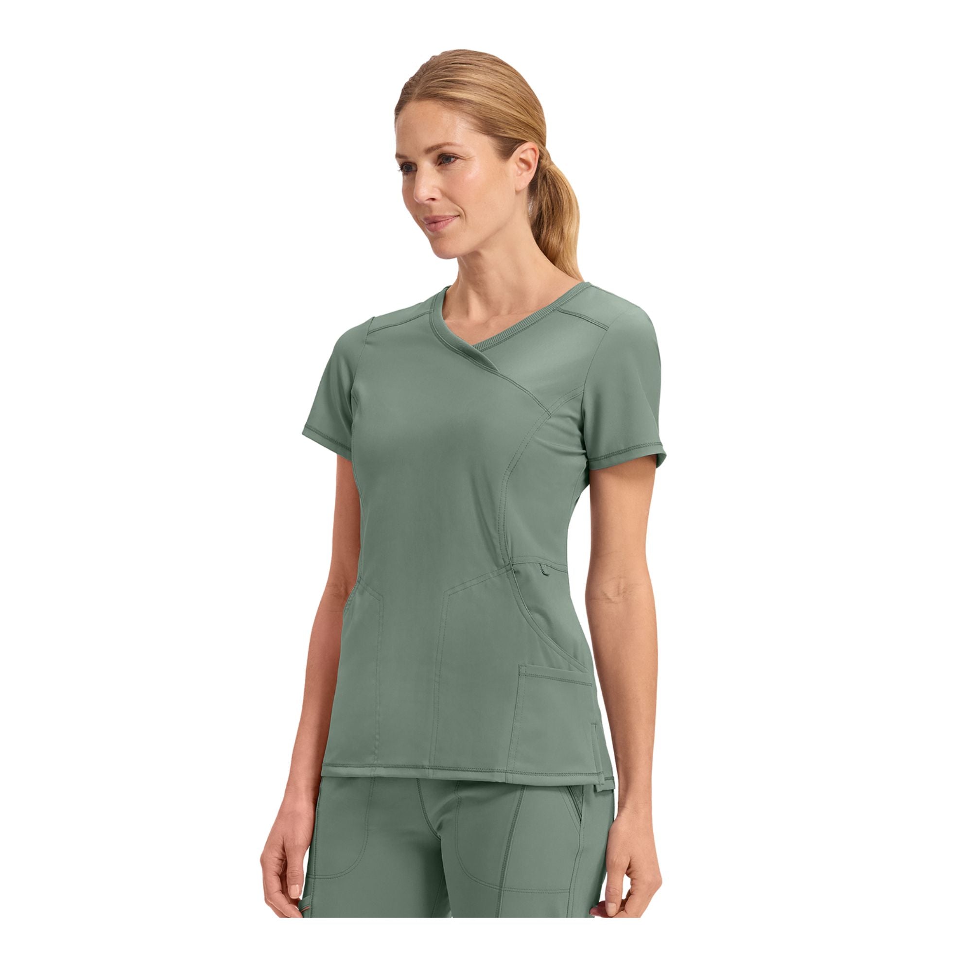 Ondres - Tunique médicale - Cache-coeur - 66 cm - Femme - Cherokee - My Médical