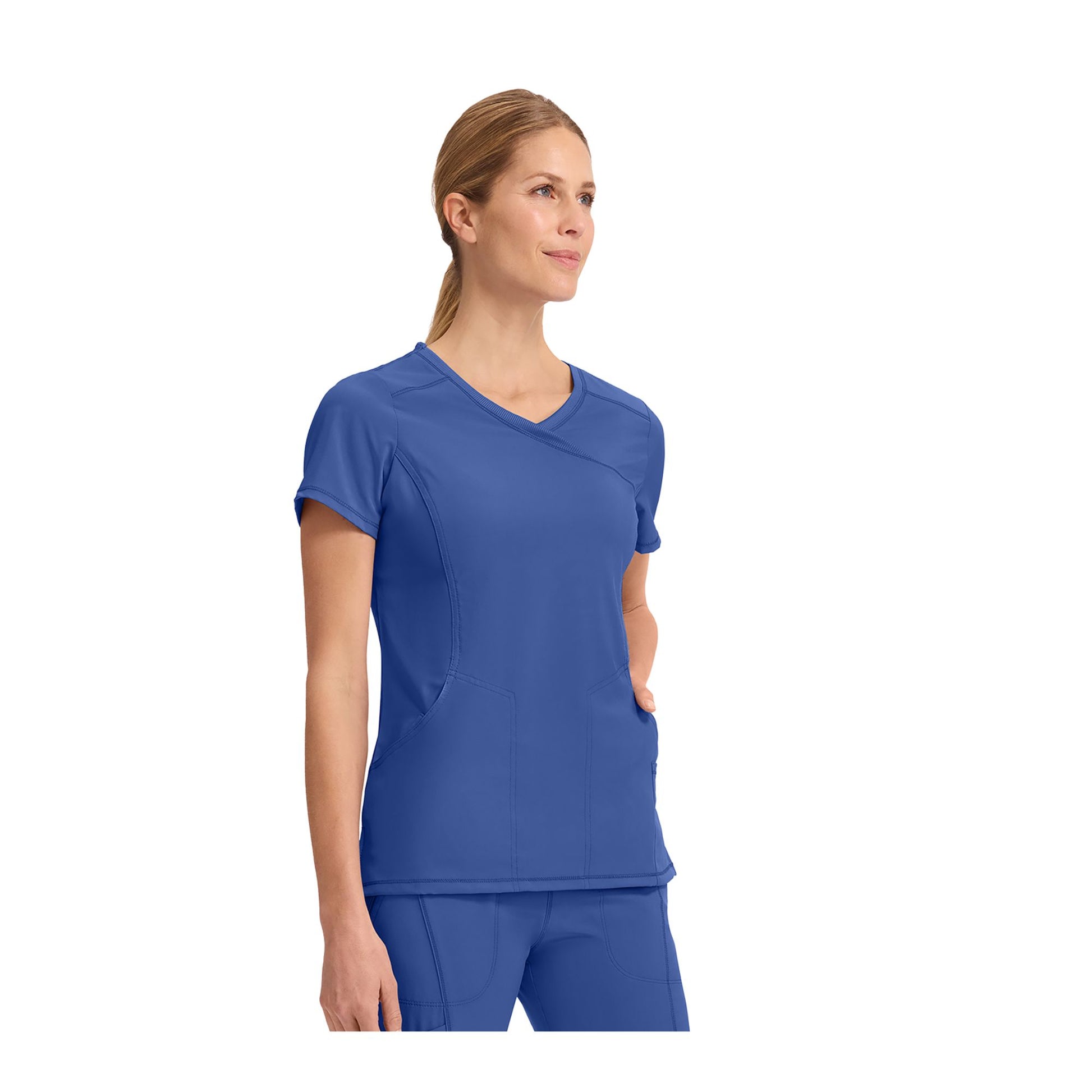 Ondres - Tunique médicale - Cache-coeur - 66 cm - Femme - Cherokee - My Médical