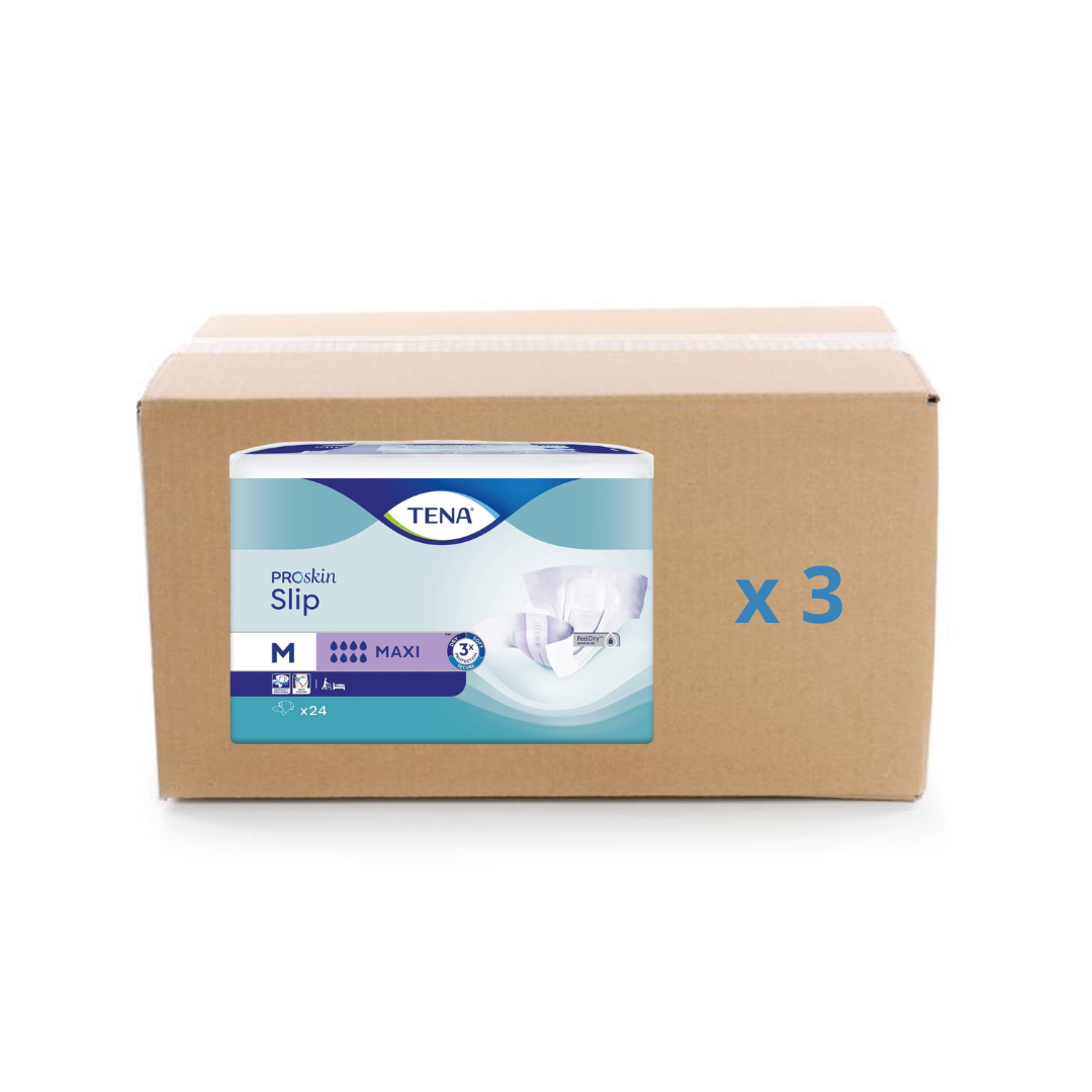 Pack 3x24U Tena Slip Proskin Maxi - 8 gouttes - 4 tailles - Tena - My Médical