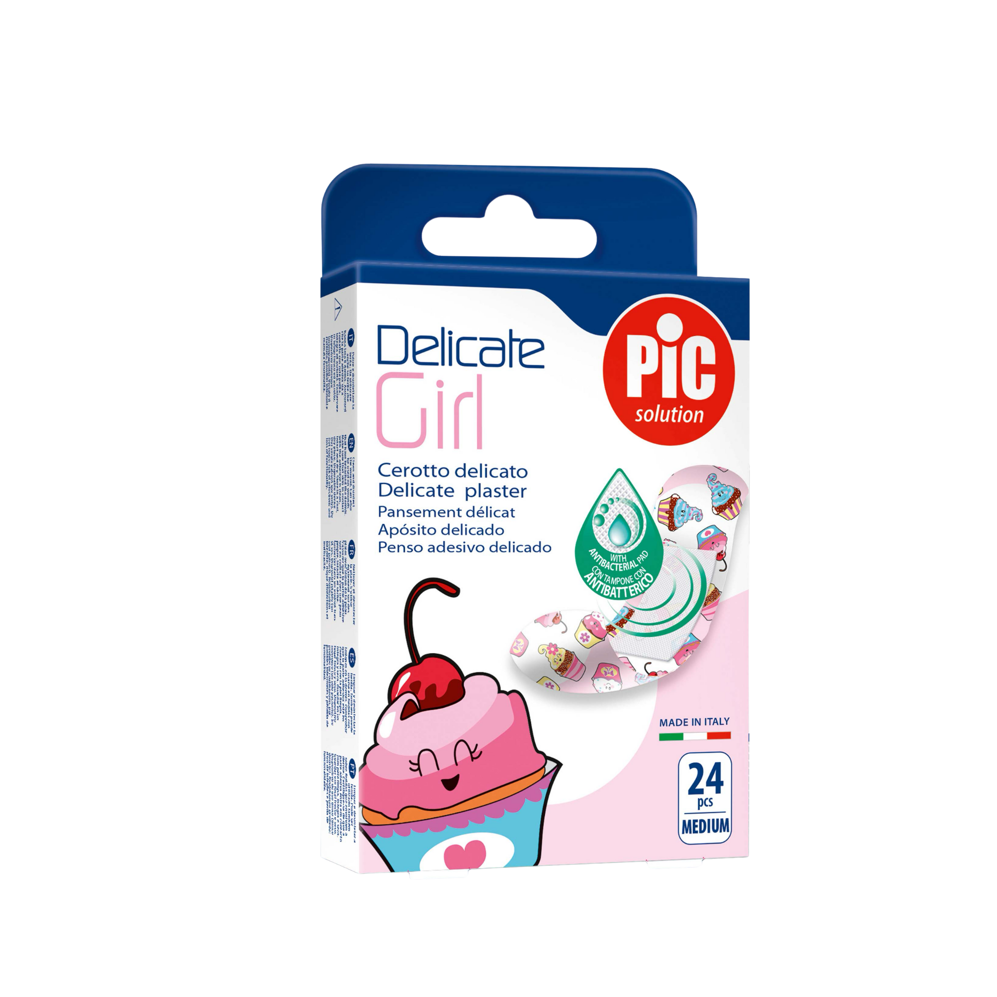 Delicate Children's Bandages - Pirates or Cupcakes Pattern - PIC solution