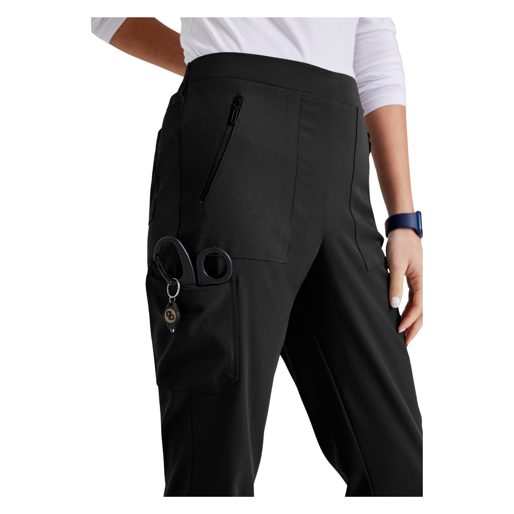 Purpose Pant - Pantalon médical fuselée taille haute - Femme - Barco Unify BARCO UNIFY