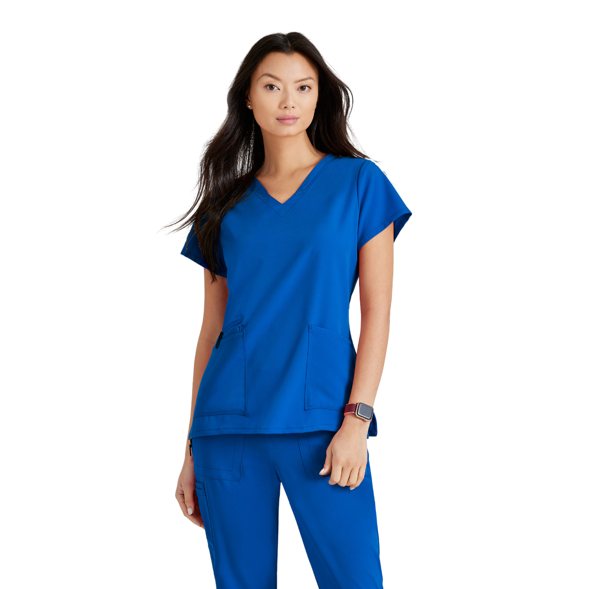 Purpose Top - Haut médical confortable et polyvalent - Col V - Femme - Barco Unify BARCO UNIFY