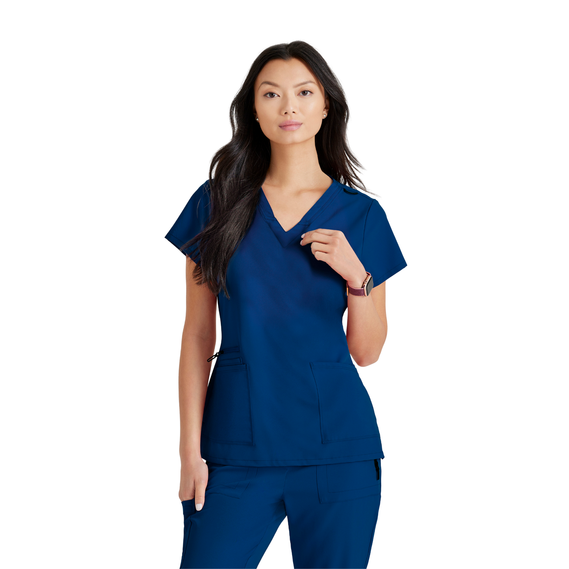 Purpose Top - Haut médical confortable et polyvalent - Col V - Femme - Barco Unify BARCO UNIFY