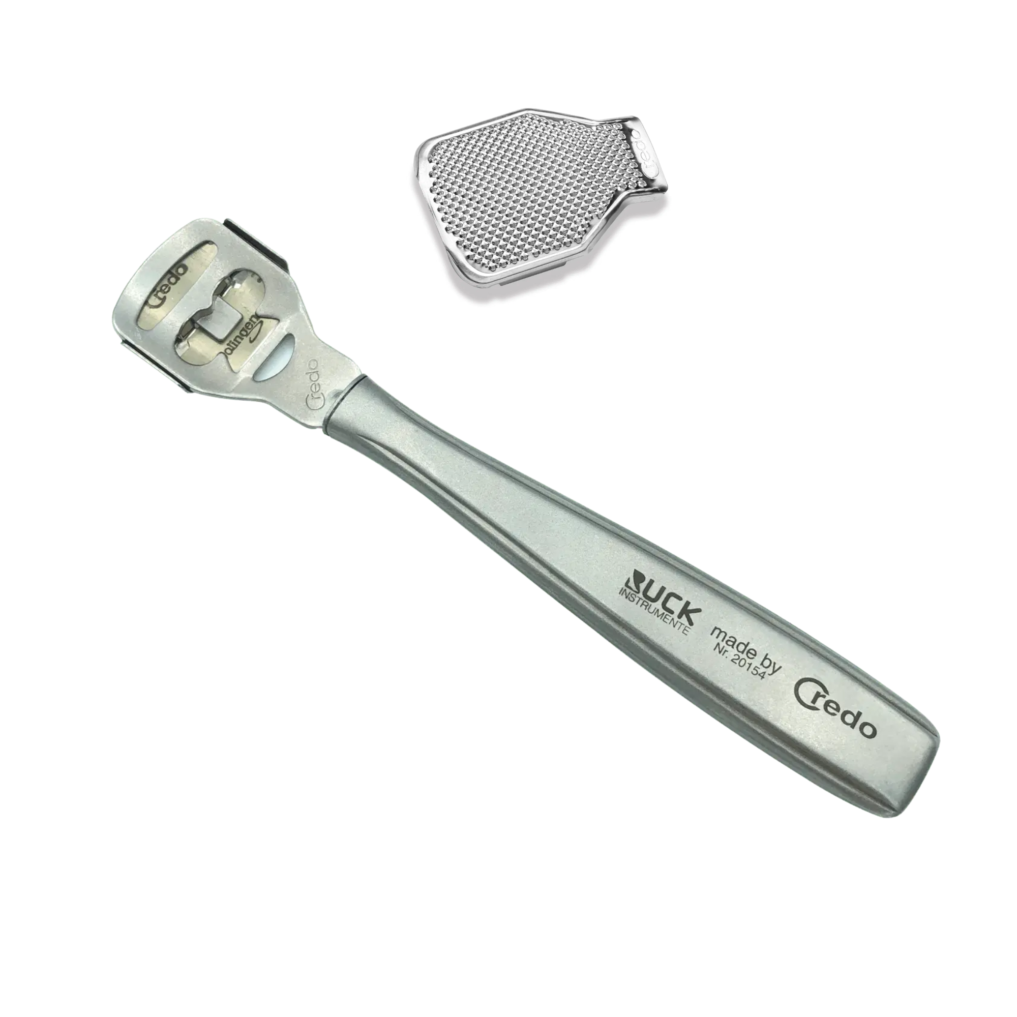 Stainless Steel Callus Planer with Rasp Adapter - Credo
