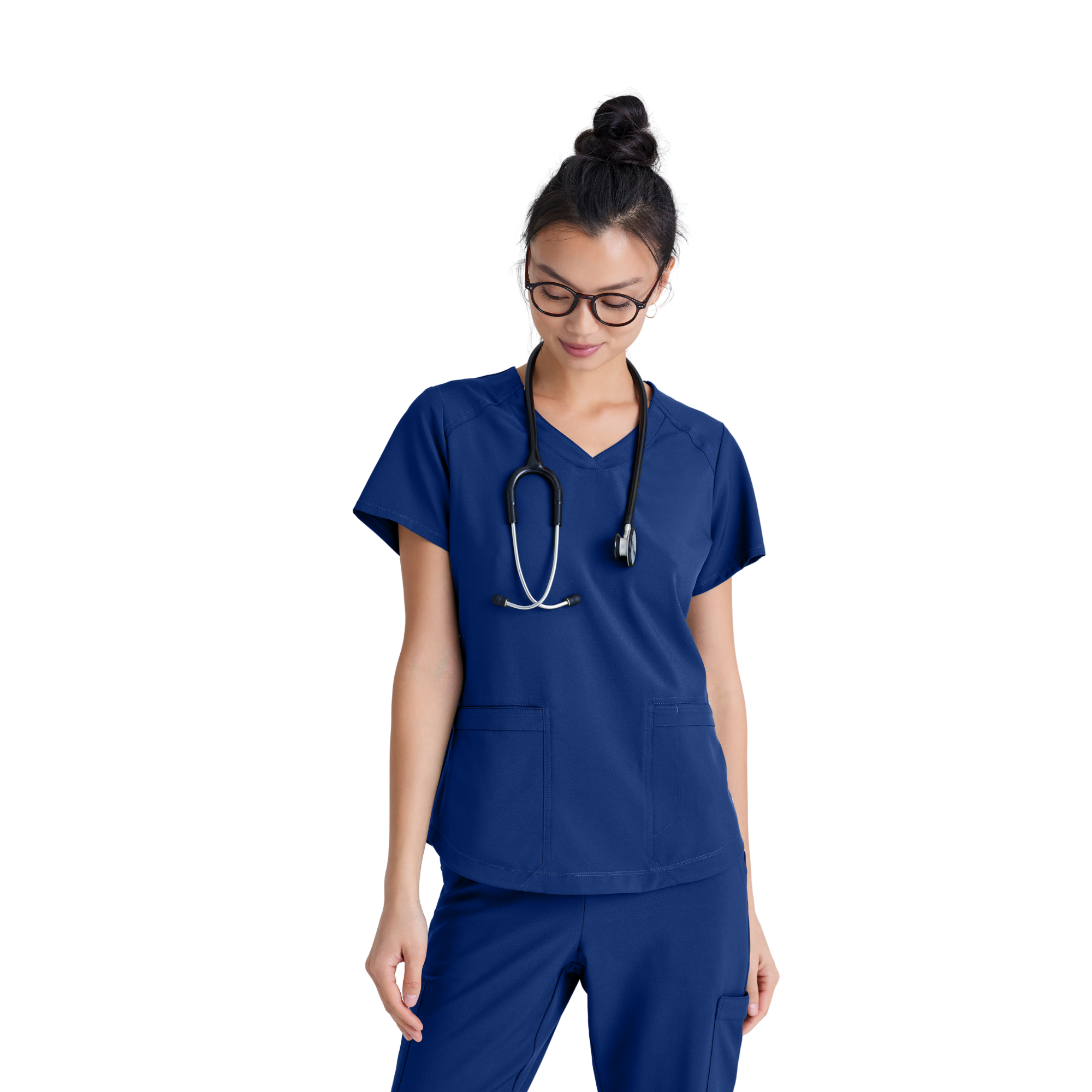 Rhythm Top - Tunique médicale classique et moderne - Femme - Grey’s Anatomy Evolve GREYS ANATOMY EVOLVE Indigo / XL