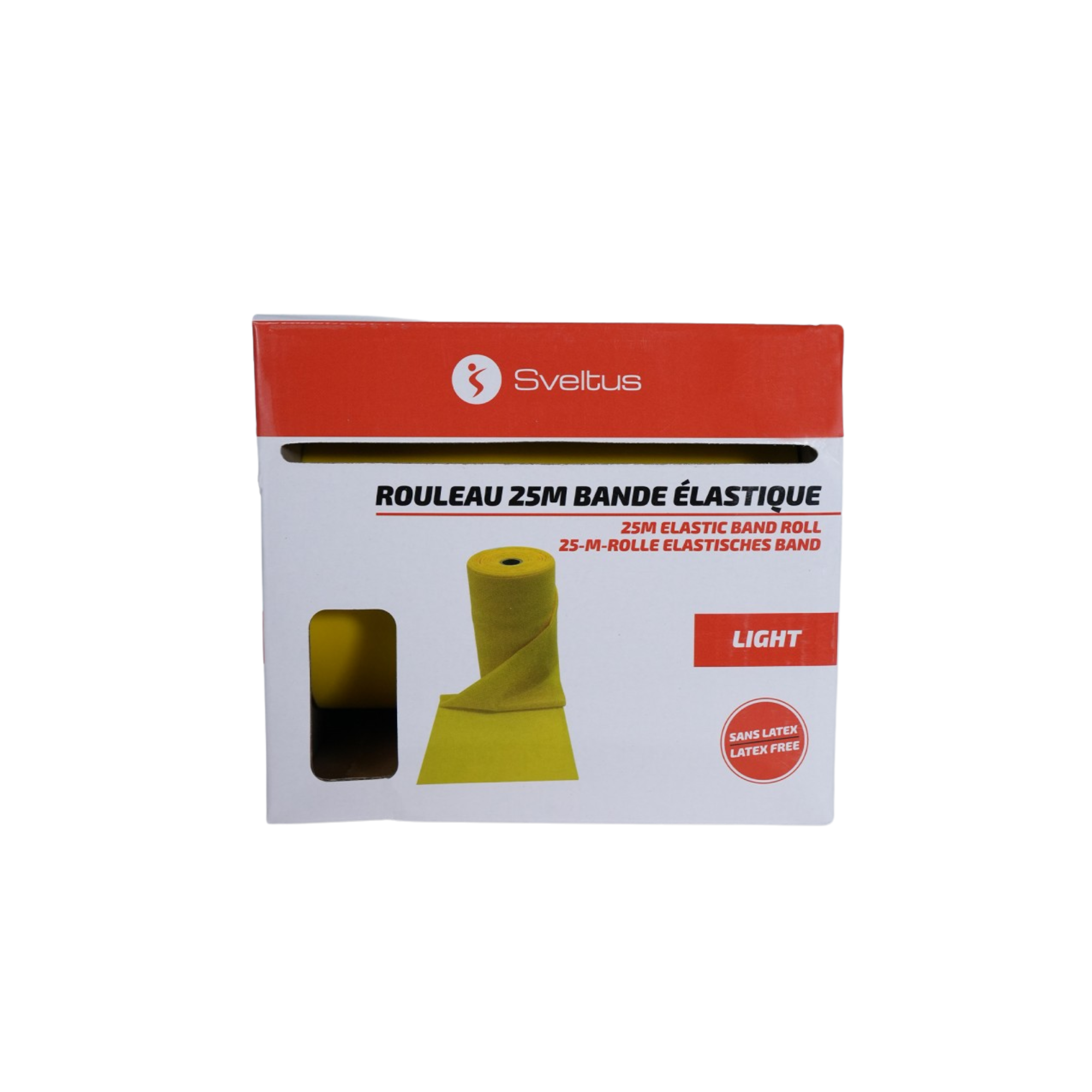 Rouleau Bande Élastique TPE/TPR - 25 m - Sveltus