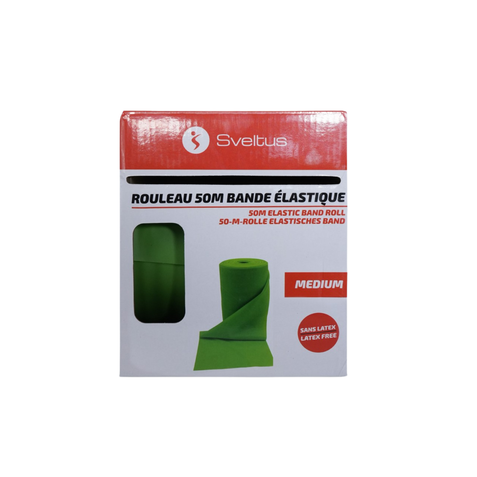Rouleau Bande Élastique TPE/TPR - 50 m - Sveltus