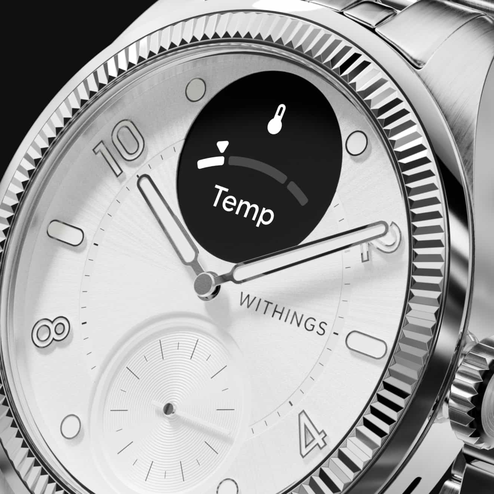 ScanWatch 2 Nova Brillant - Montre Hybride Connectée - 39 mm - 2 coloris - Withings - My Médical