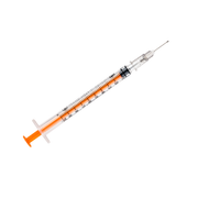 PIC Insulin Syringe 1ml 100U with 16X0.5mm Needle