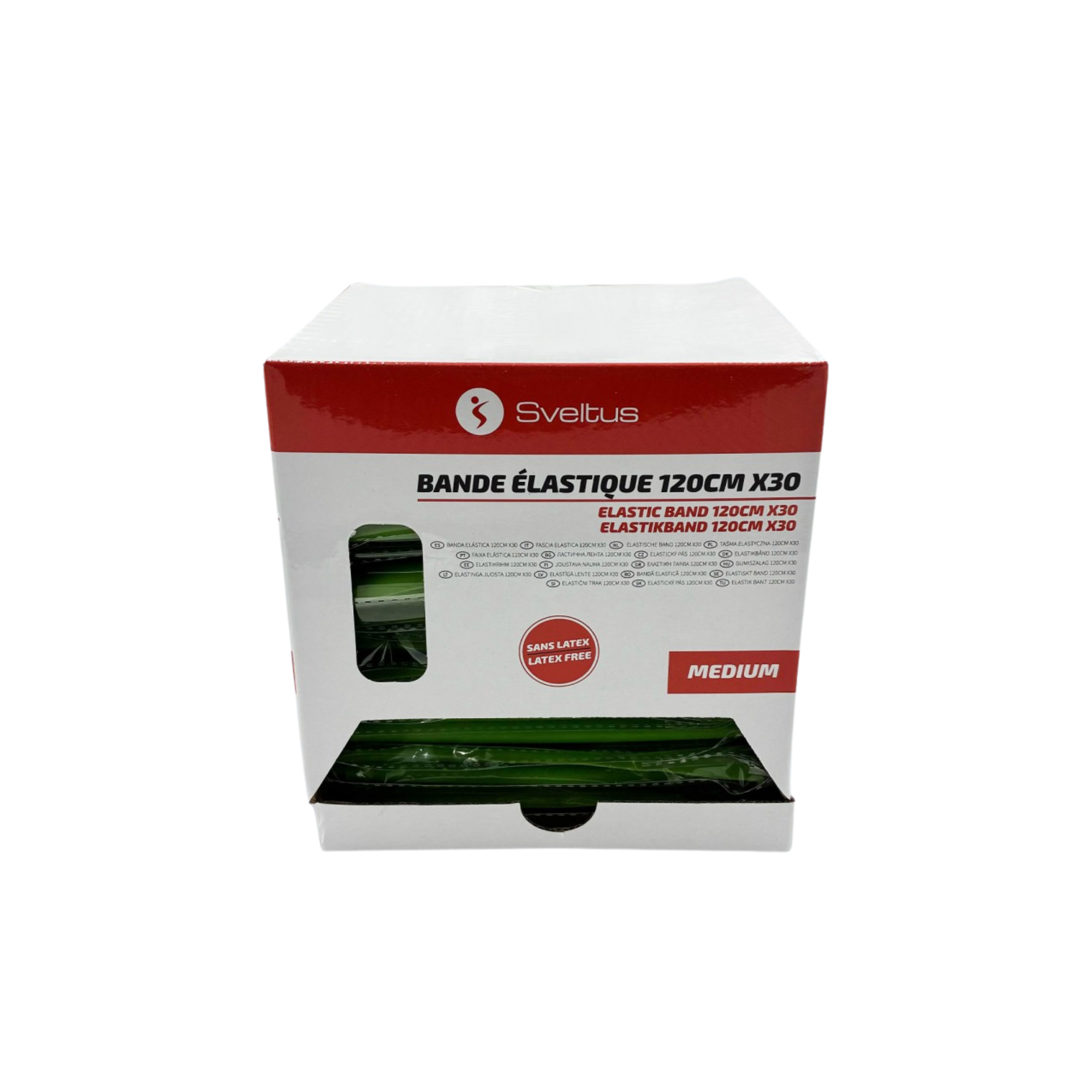 Set 30 Bandes Élastiques TPE - 120 cm - Sveltus
