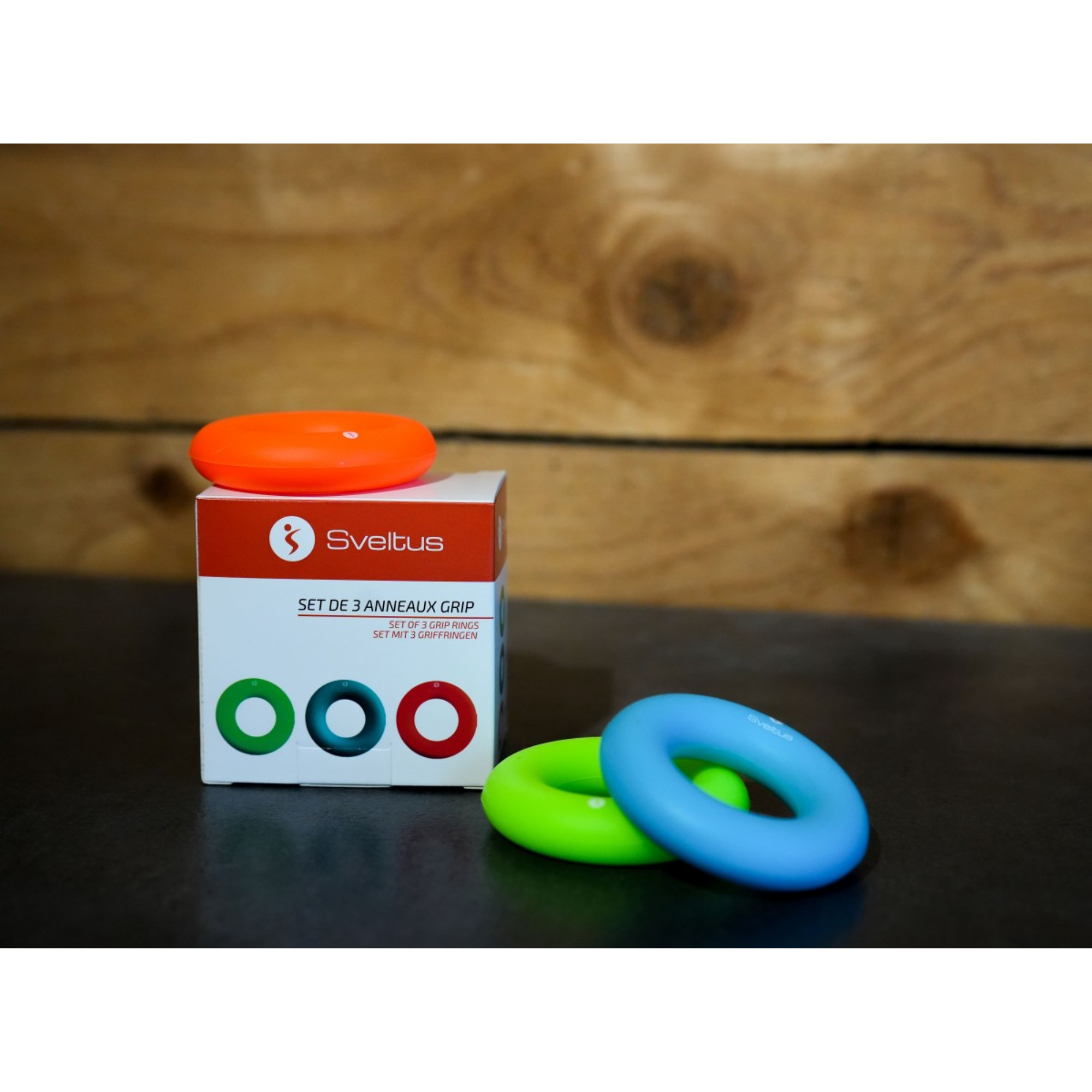 Set de 3 Anneaux grip - Ø 7 cm - Sveltus - My Médical
