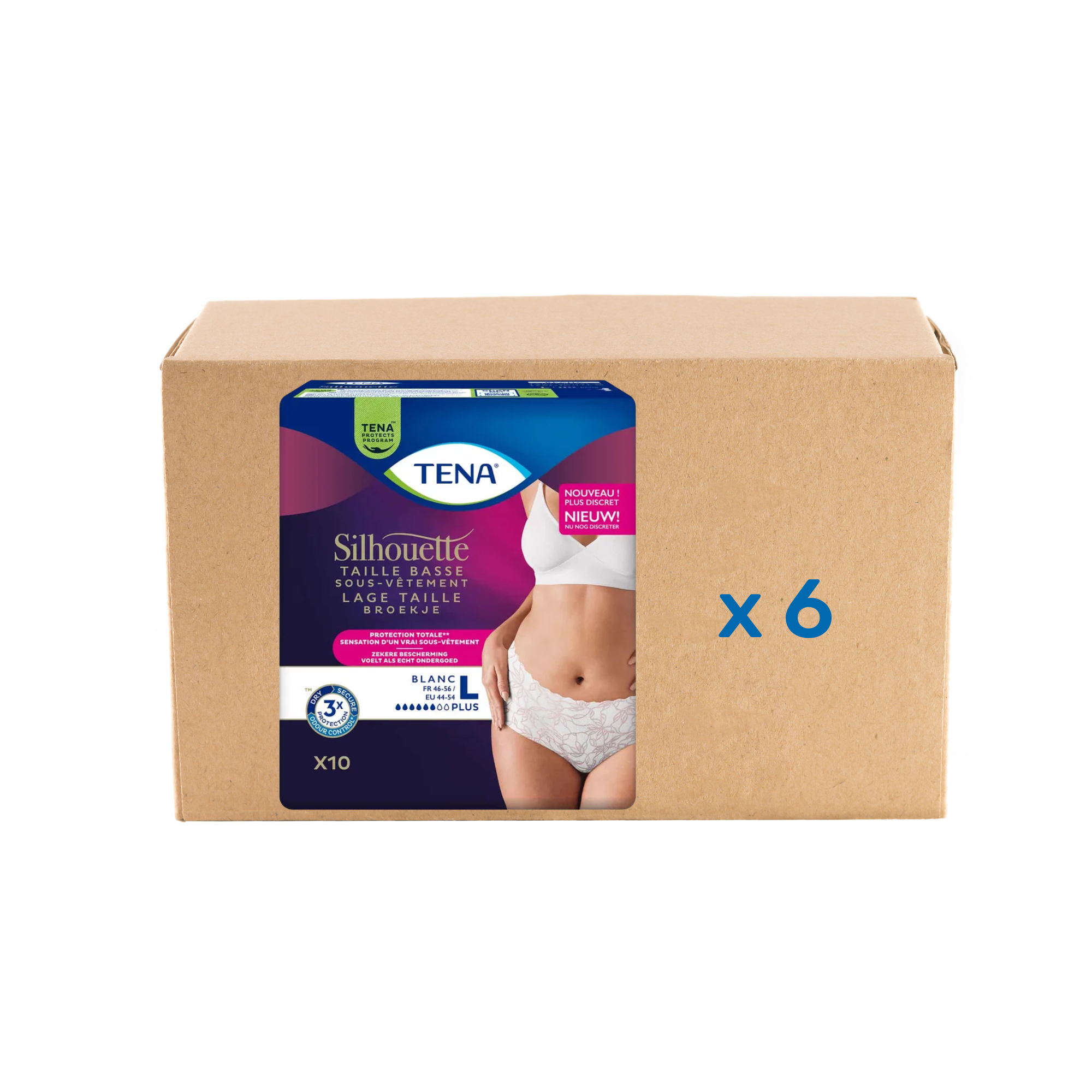 Tena Lady Silhouette Normal - 5 drops - 3 models - Tena