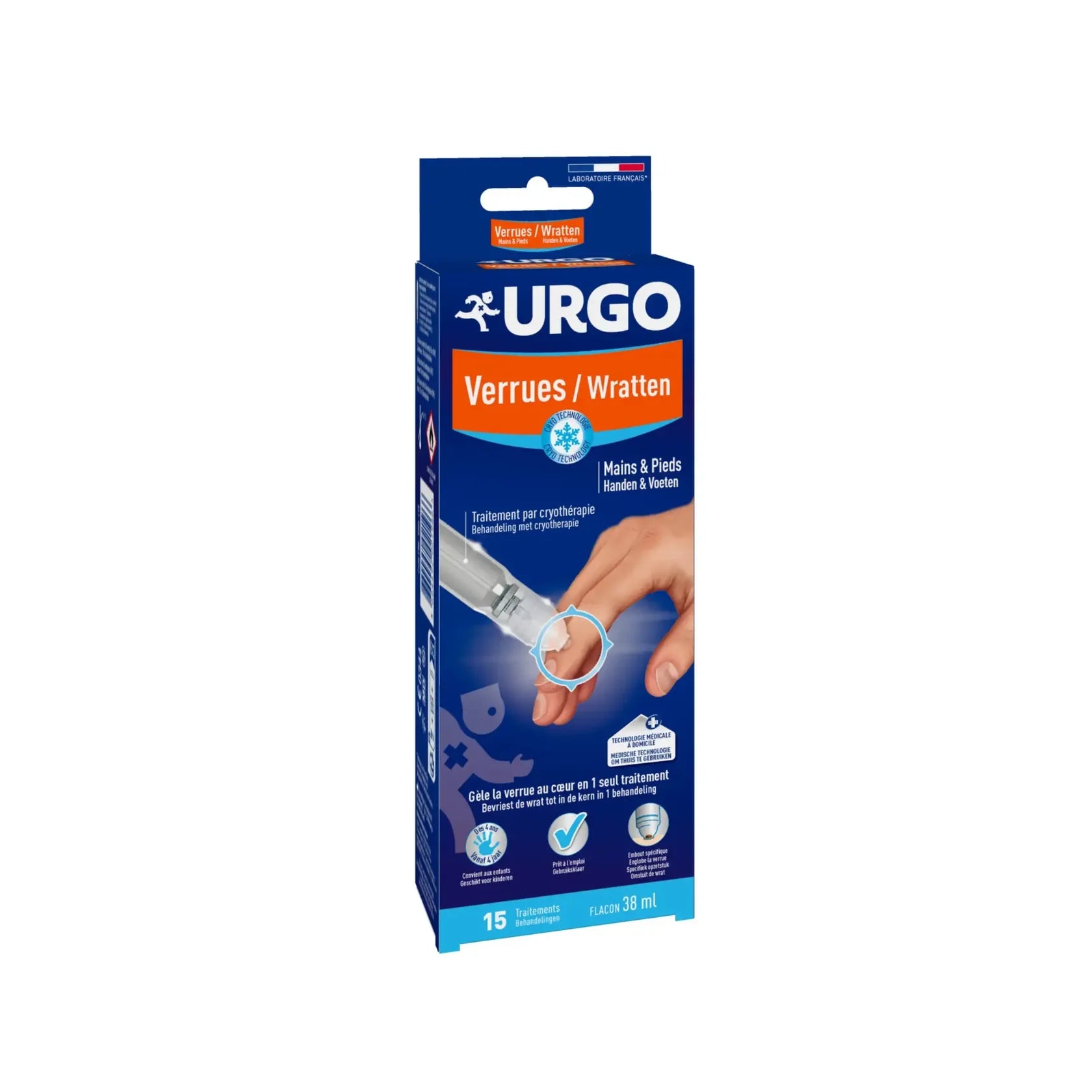 Traitement par cryothérapie des verrues - Mains et Pieds - 38 ml - Urgo - My Médical
