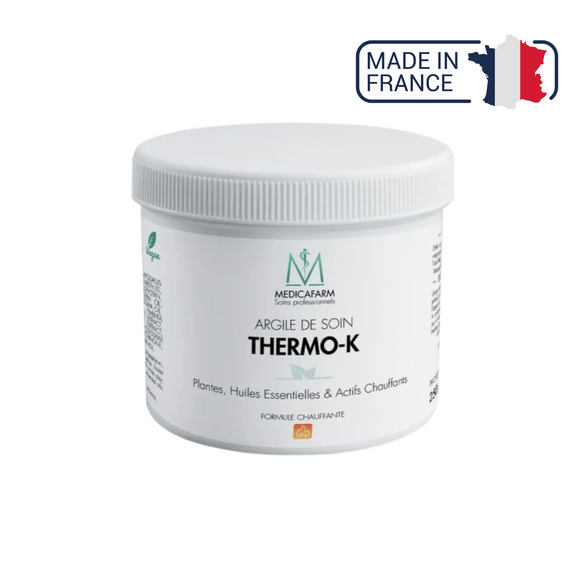 Argile de soin Thermo-K - Chauffant - Pot 250g - Medicafarm - My Médical