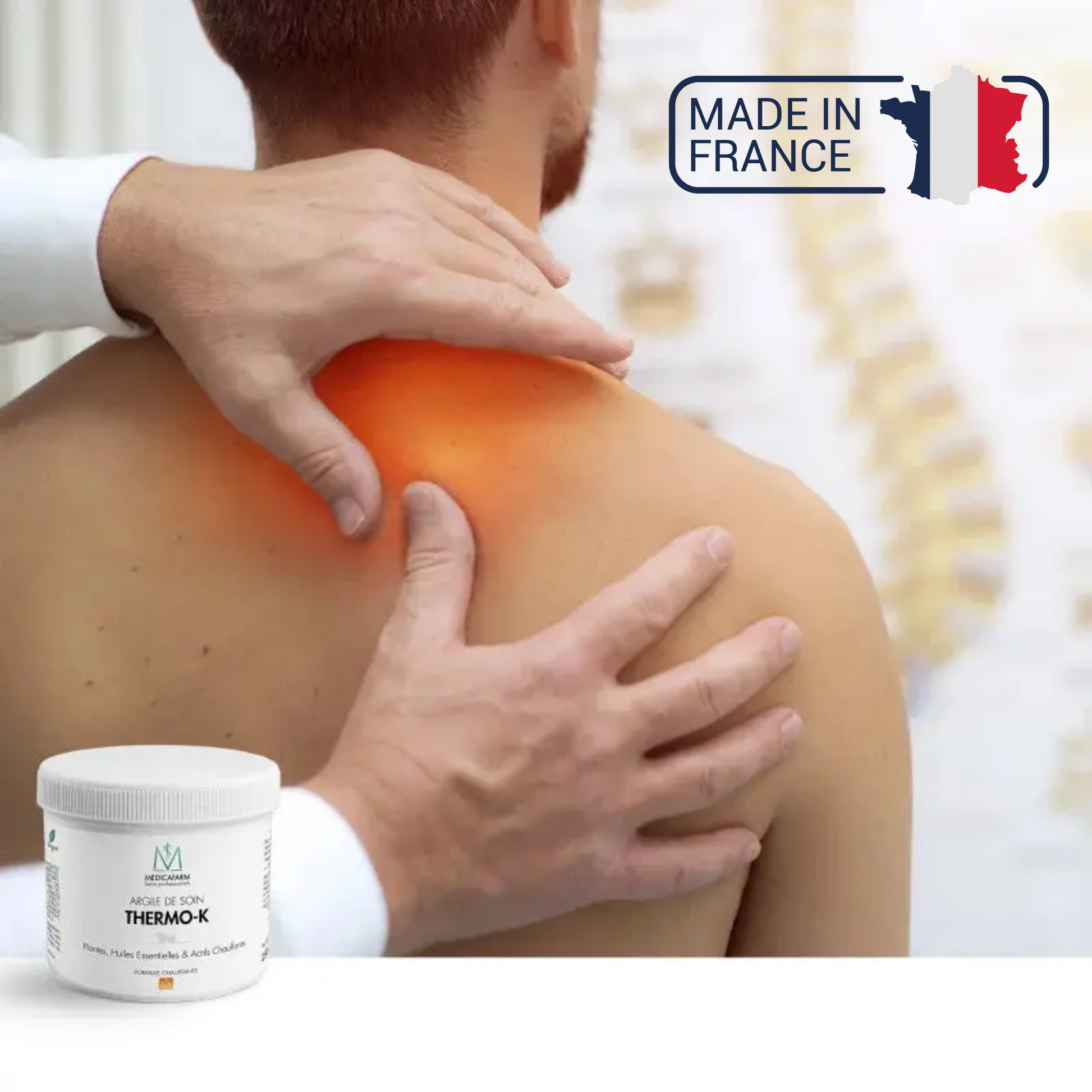Argile de soin Thermo-K - Chauffant - Pot 250g - Medicafarm - My Médical