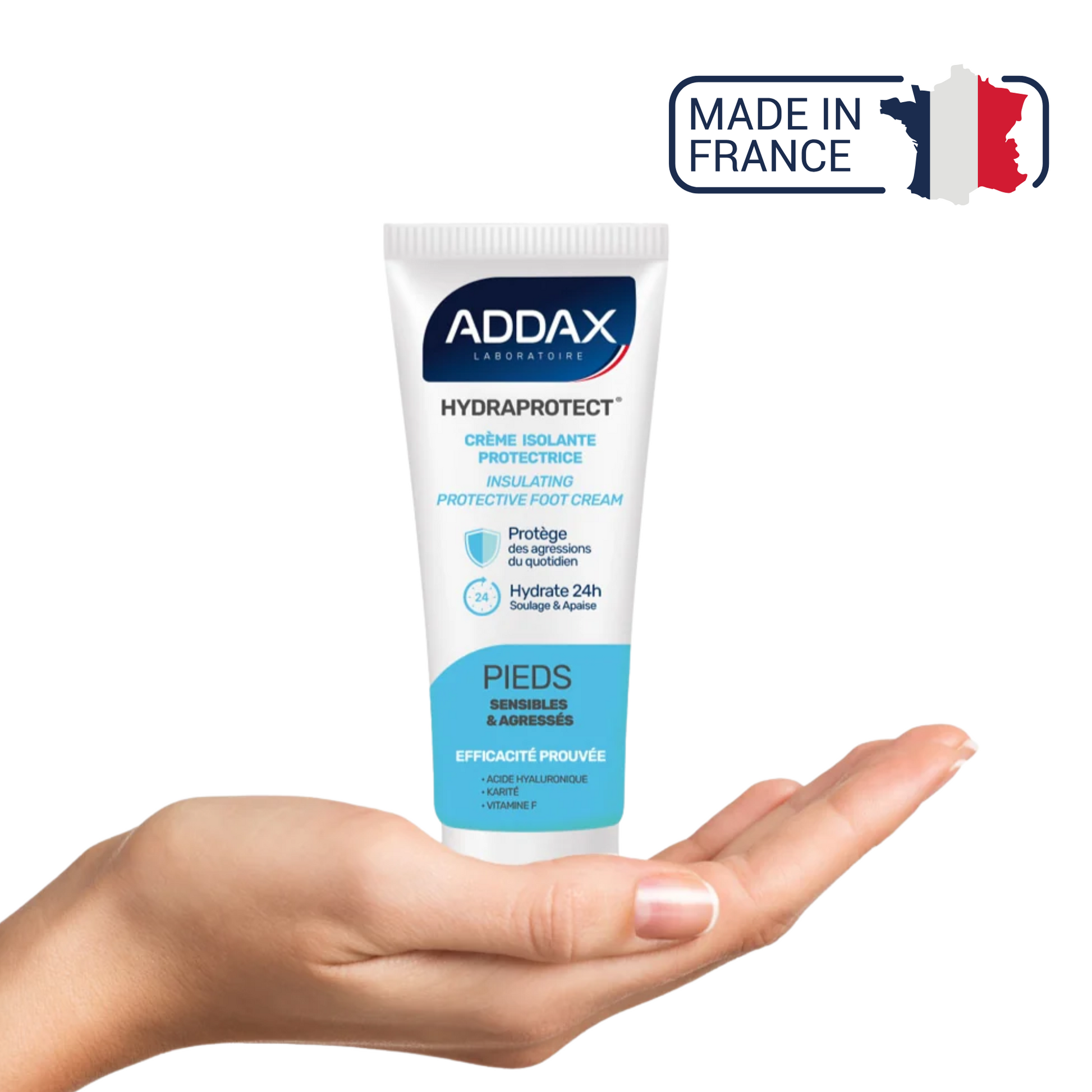 HYDRAPROTECT® - Crème pieds isolante protectrice - 100 ml - Laboratoire Addax - My Médical