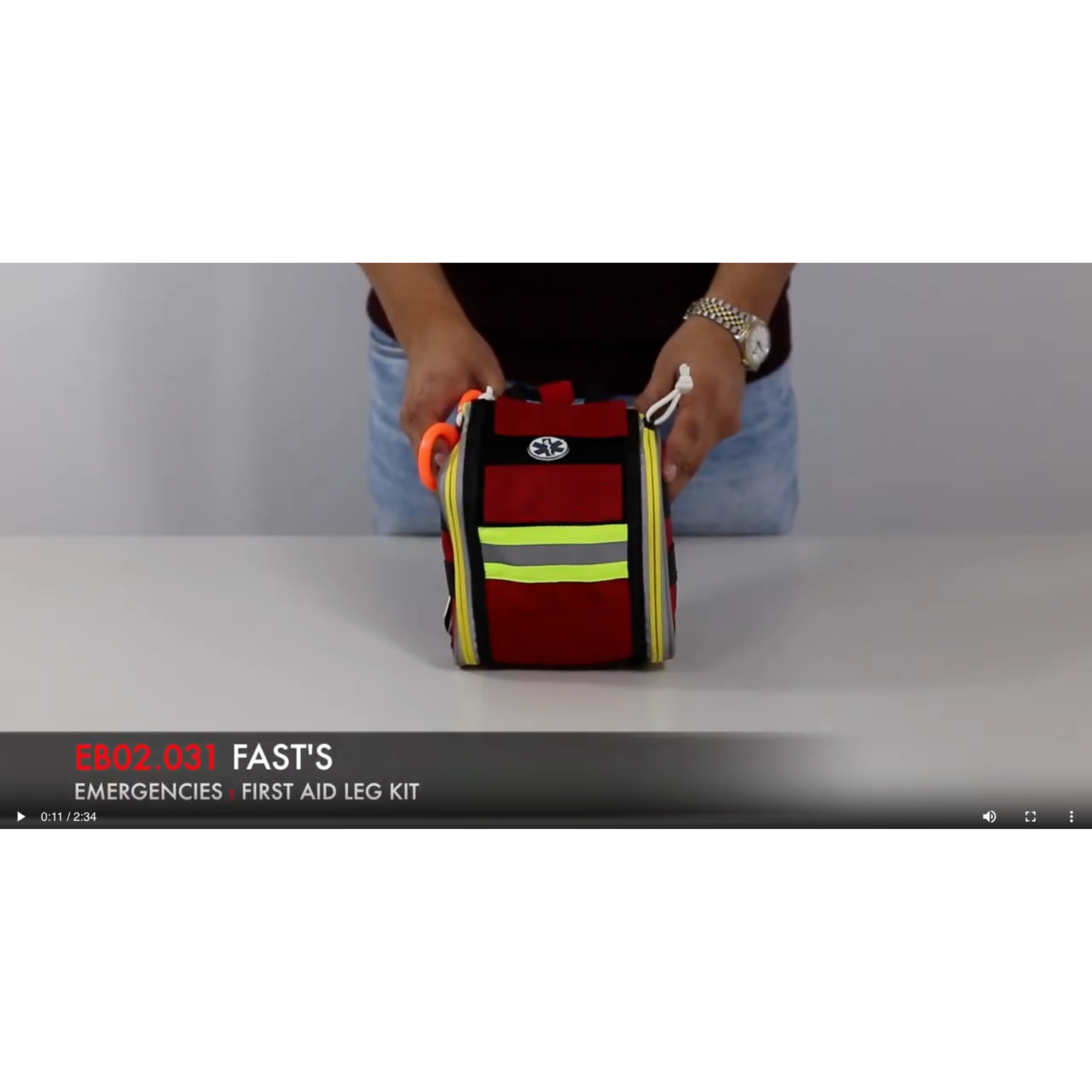 Charger la vidéo : Sacoche Urgence Emergency - FAST - 2 coloris - Elite Bags