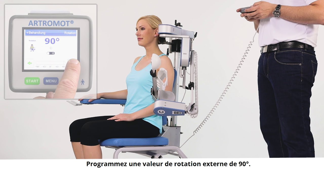 Load video: Attelle motorisée épaule Artromot-S4 - Artromot®