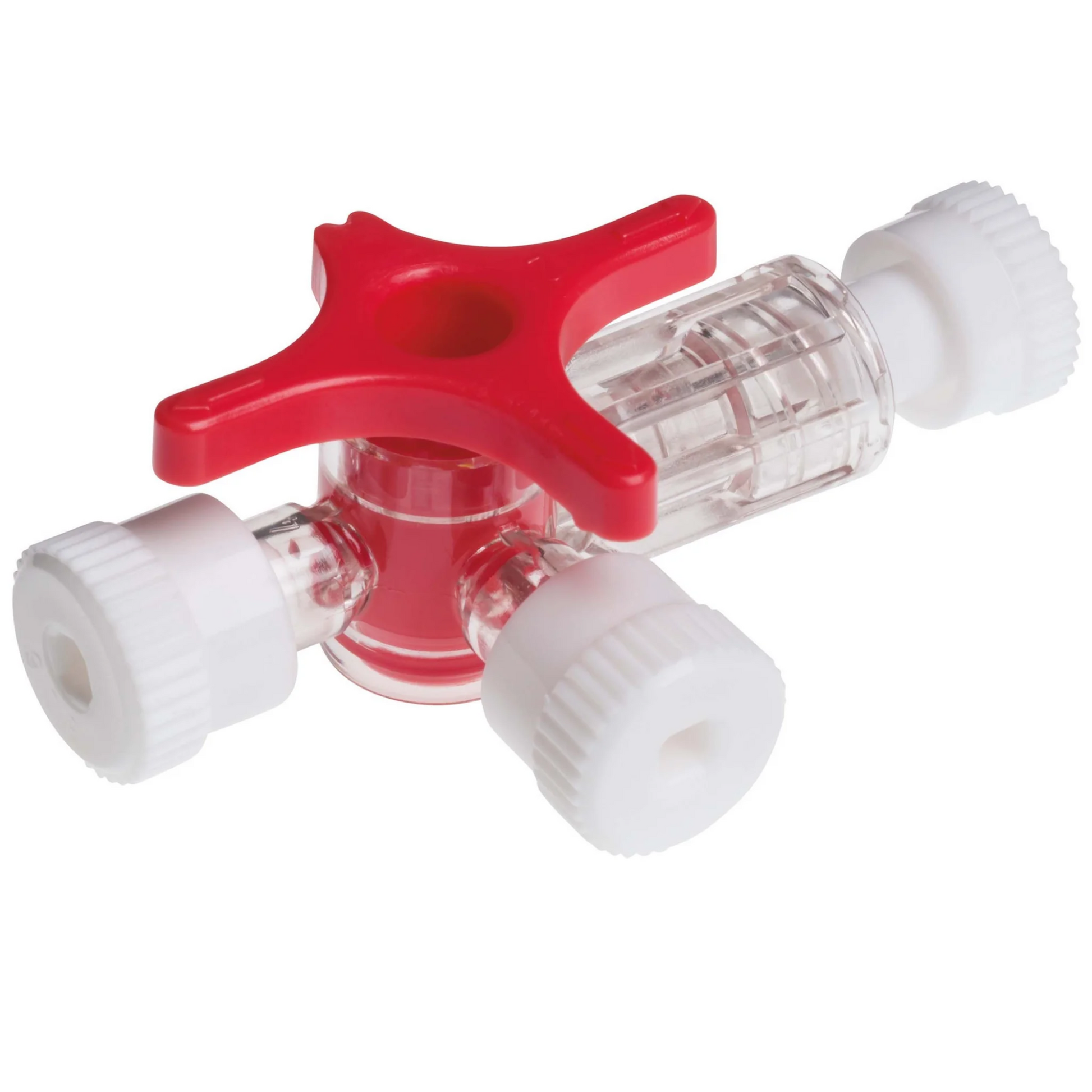Robinet 3 Voies BD Connecta 360° Rouge - My Médical