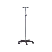 Chrome Infusion Stand 2 Polyamide Hooks - Carina Medical